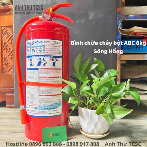 Bình chữa cháy Sông Hồng bột ABC 8kg