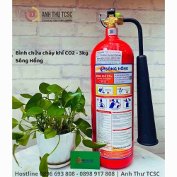 Bình chữa cháy Sông Hồng khí CO2 3kg