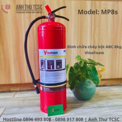 Bình chữa cháy VinaFoam bột ABC 8kg